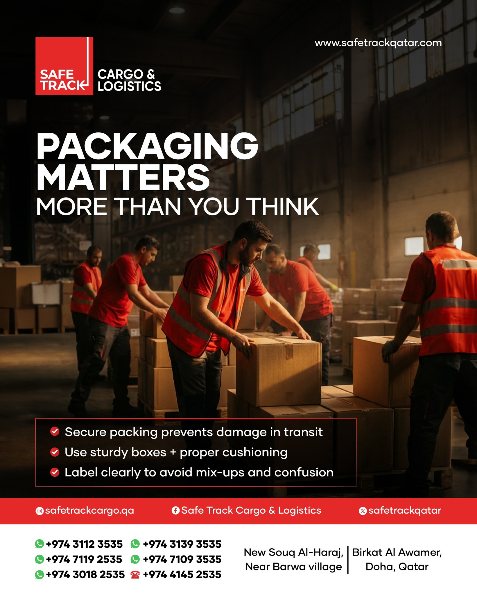 Safe Track Cargo & Logistics | Doha