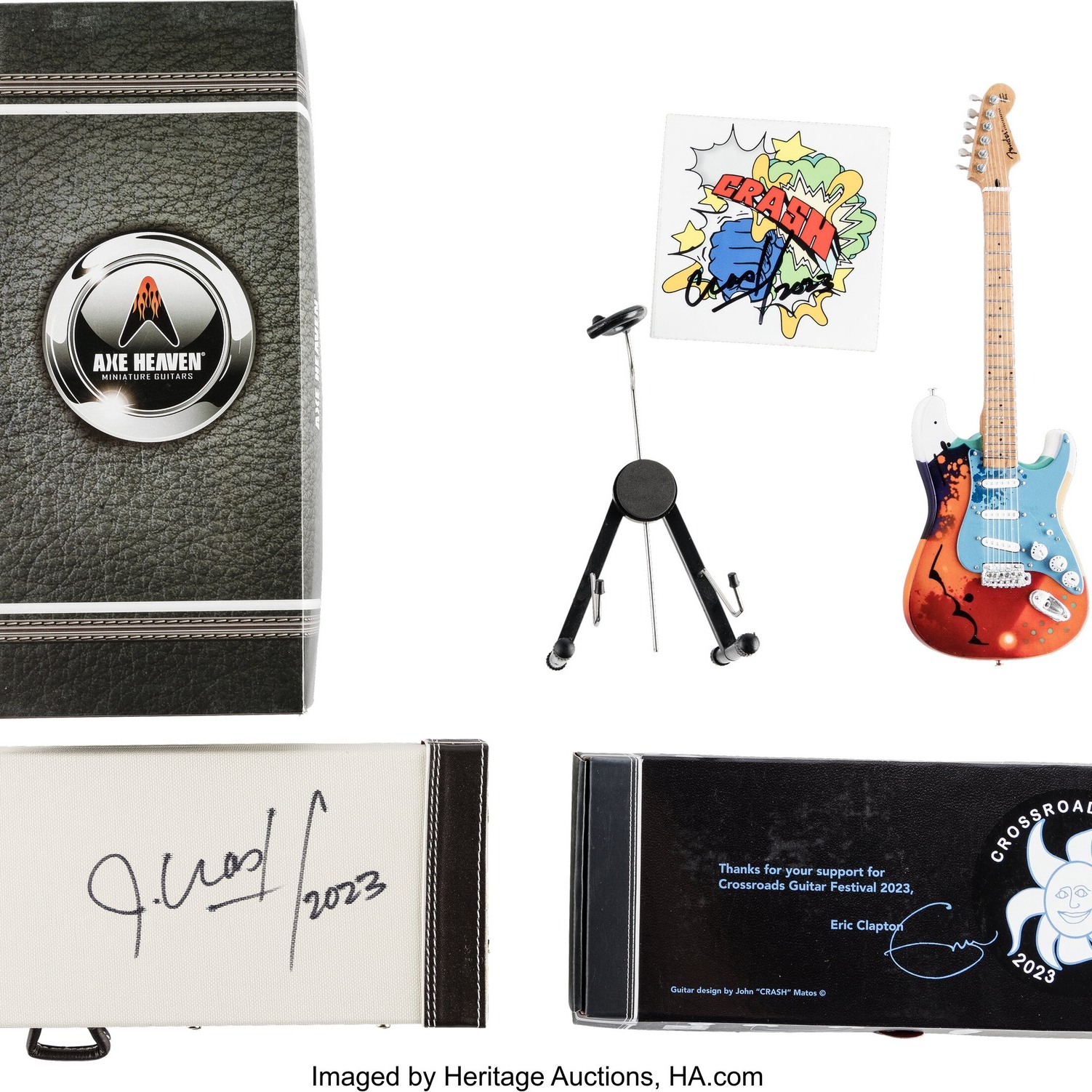 June 24, 1999, Eric Clapton auctioned off 100 guitars to benefit