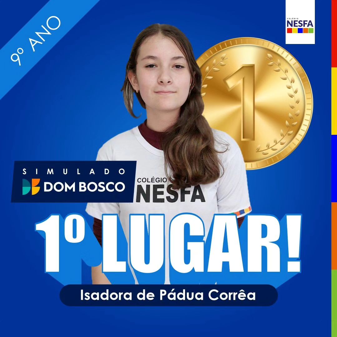 Colégio NESFA - 🌟 Ranking do 2º Simulado Dom Bosco - 9º... | Facebook