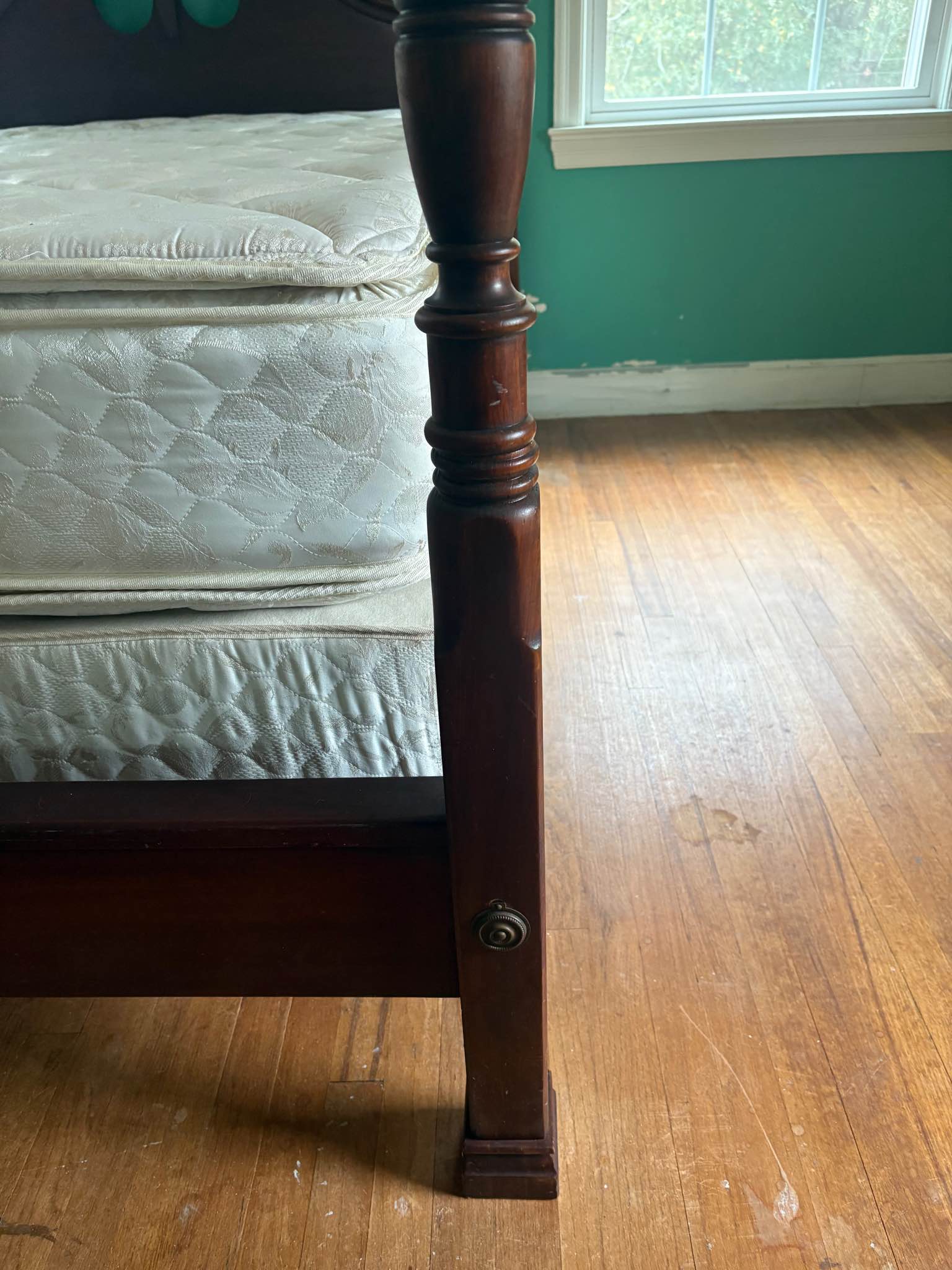 Solid Mahogany Rice Bed Frame Double or Queen (Convertible) - Beds ...