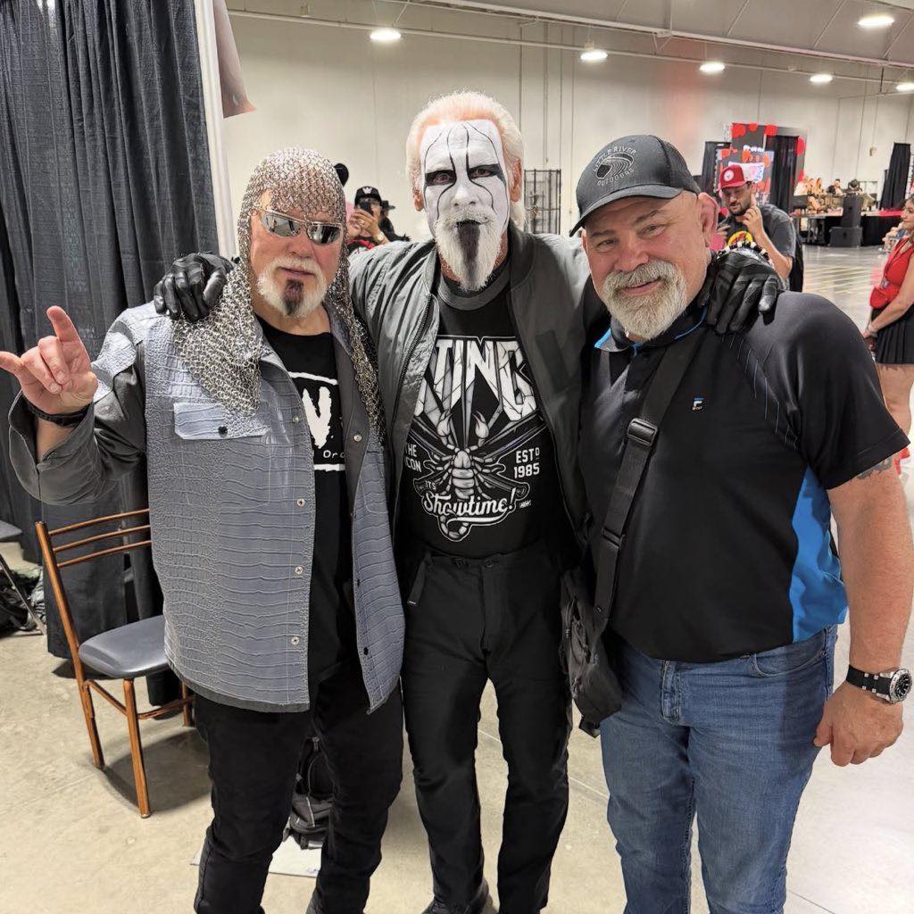 Recent photo of Sting and The Steiners