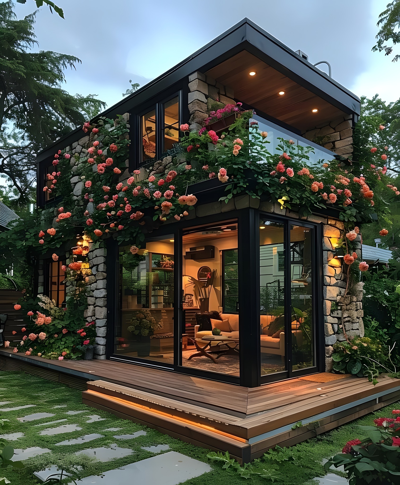 Sonay - a beautifully designed, modern two-story building that ...