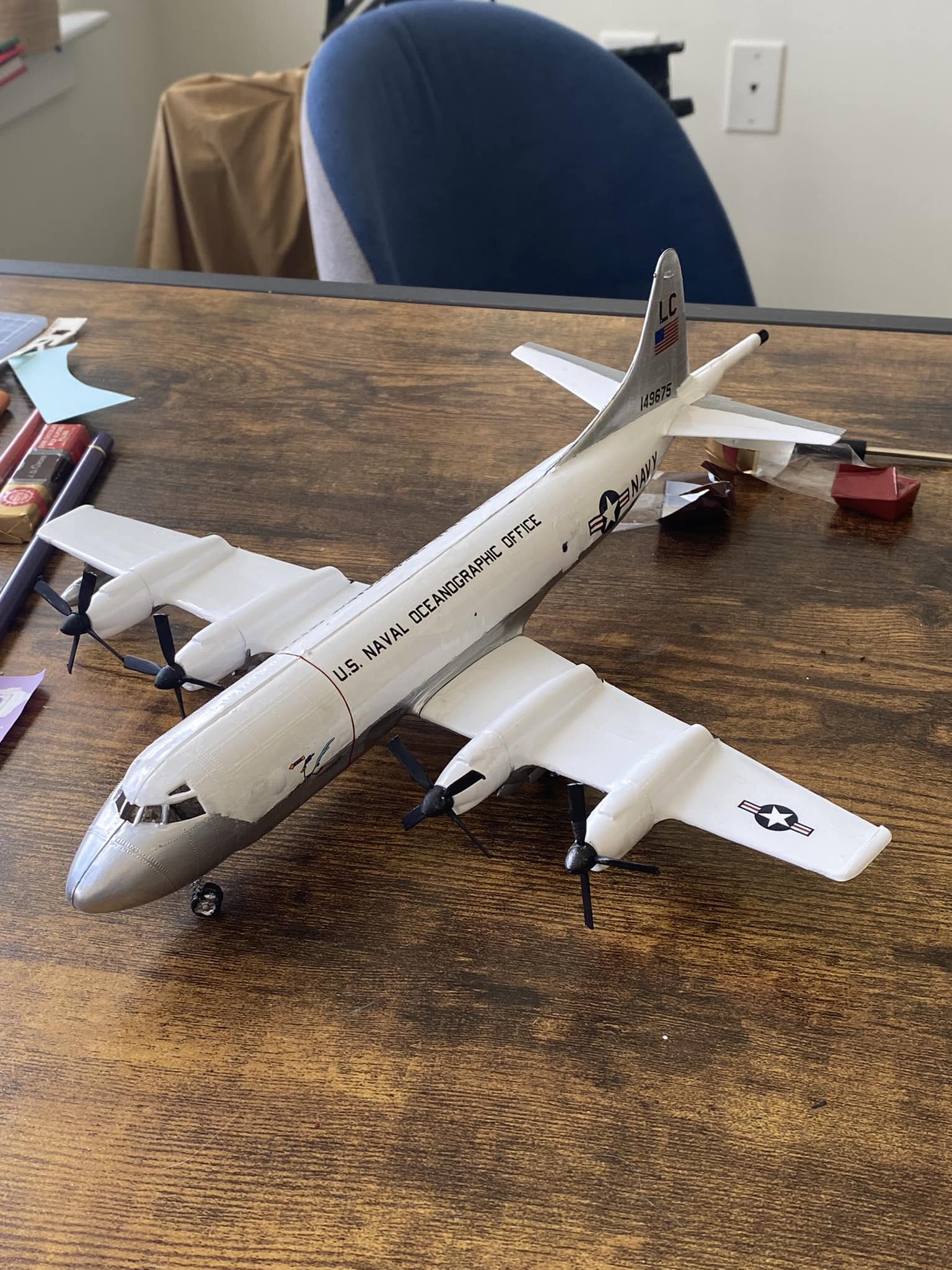 Building and modeling the P-3 Orion aircraft