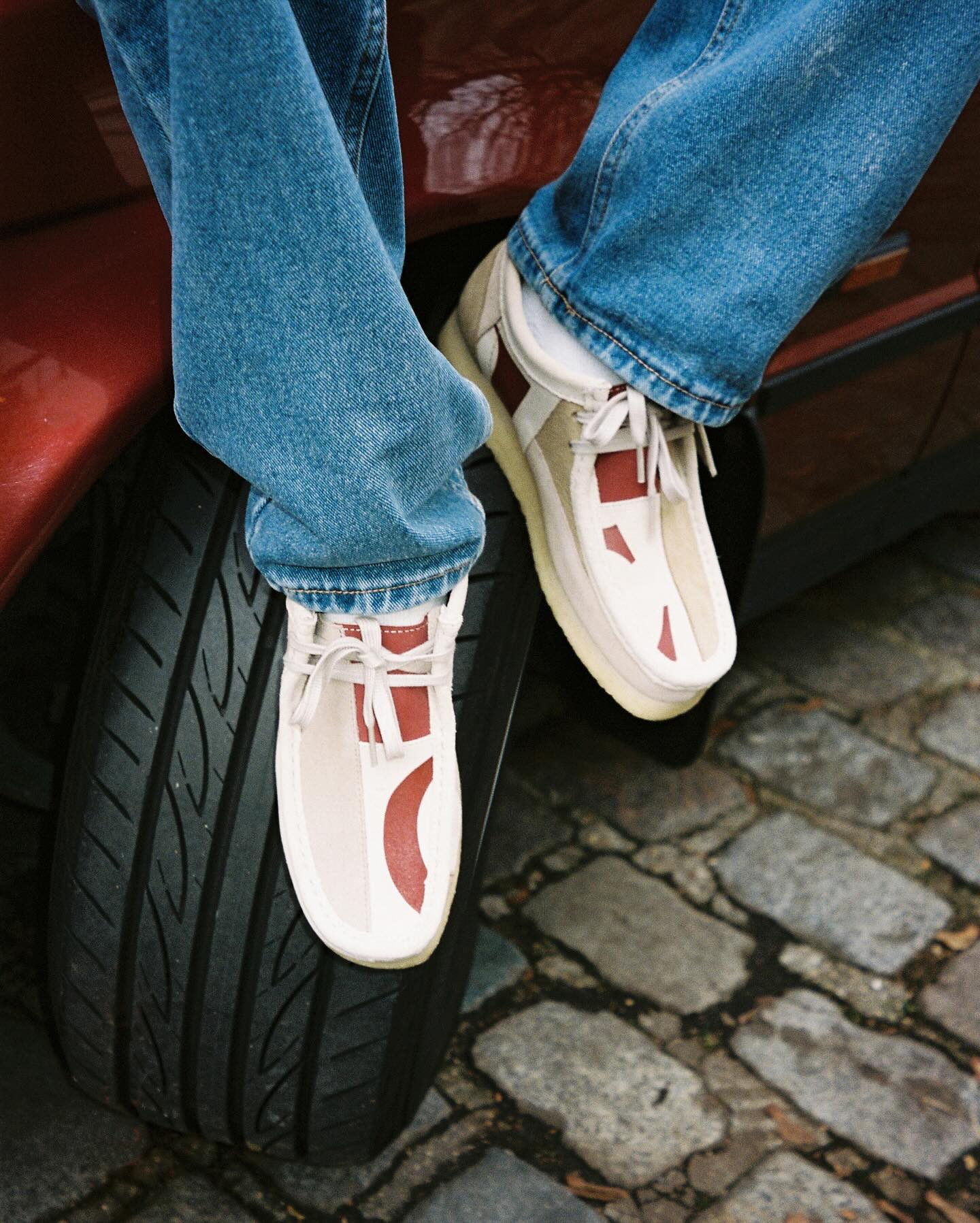 レア物　Clarks franckpellegrino コラボ　ワラビー Franck Pellegrino x Clarks Wallabee collaboration