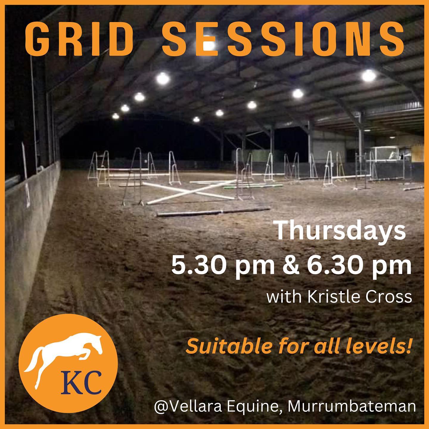 KC Riding - 🥂NEW NIGHT🥂 GRID LESSONS They are small...