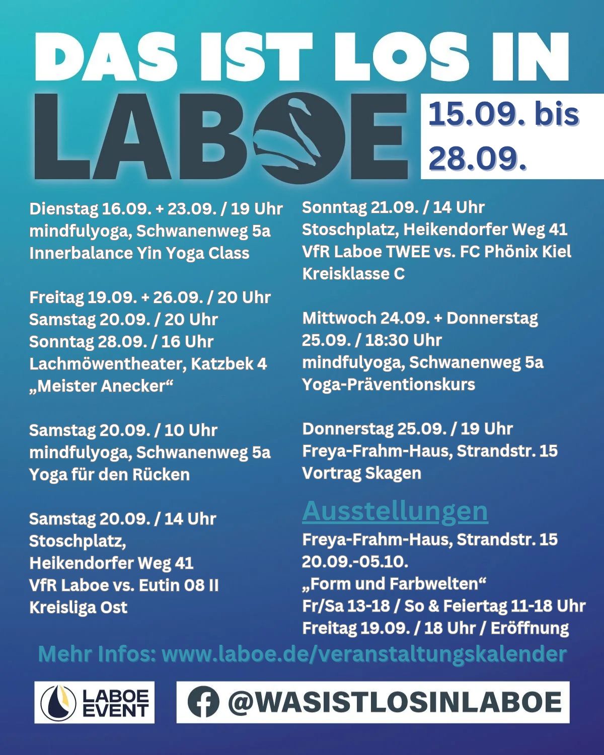 Was ist los in Laboe?