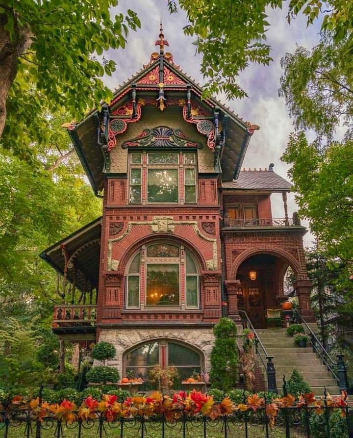 The Hermann Weinhardt House” Circa (1888) Is A Bavarian Victorian