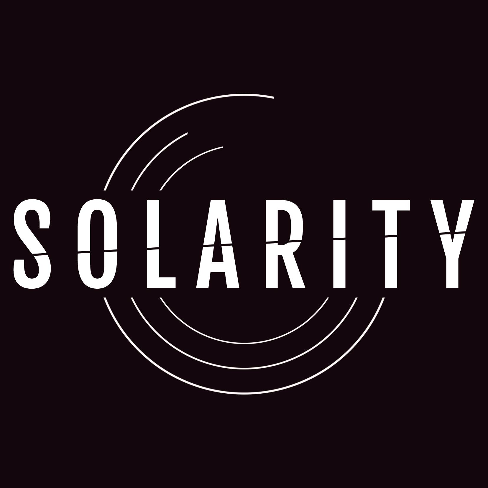 Solarity - End of Day 1. Stage flipped and lighting truss...