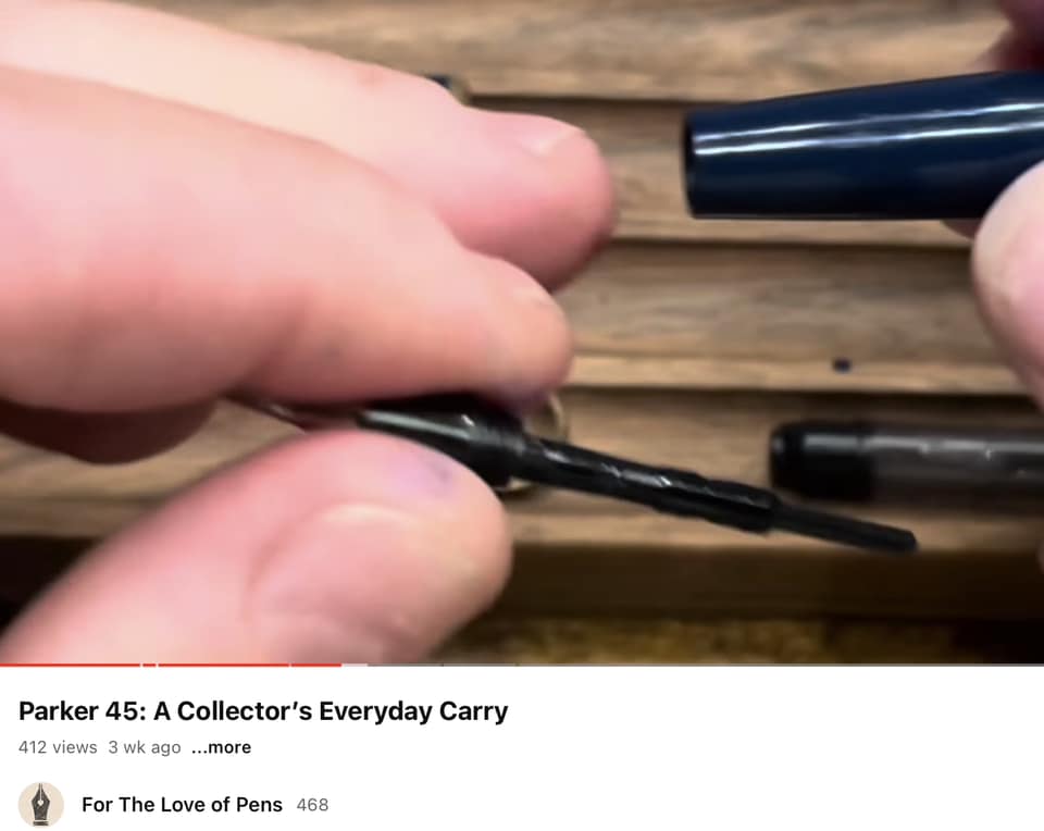 Is my Parker 45 fountain pen broken?