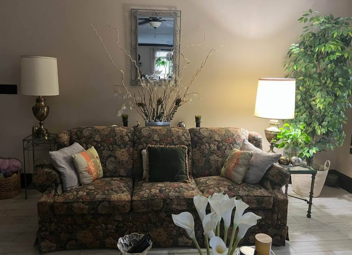 Vintage Broyhill Sofa -- Floral Pattern - Sofas, Loveseats & Sectionals ...