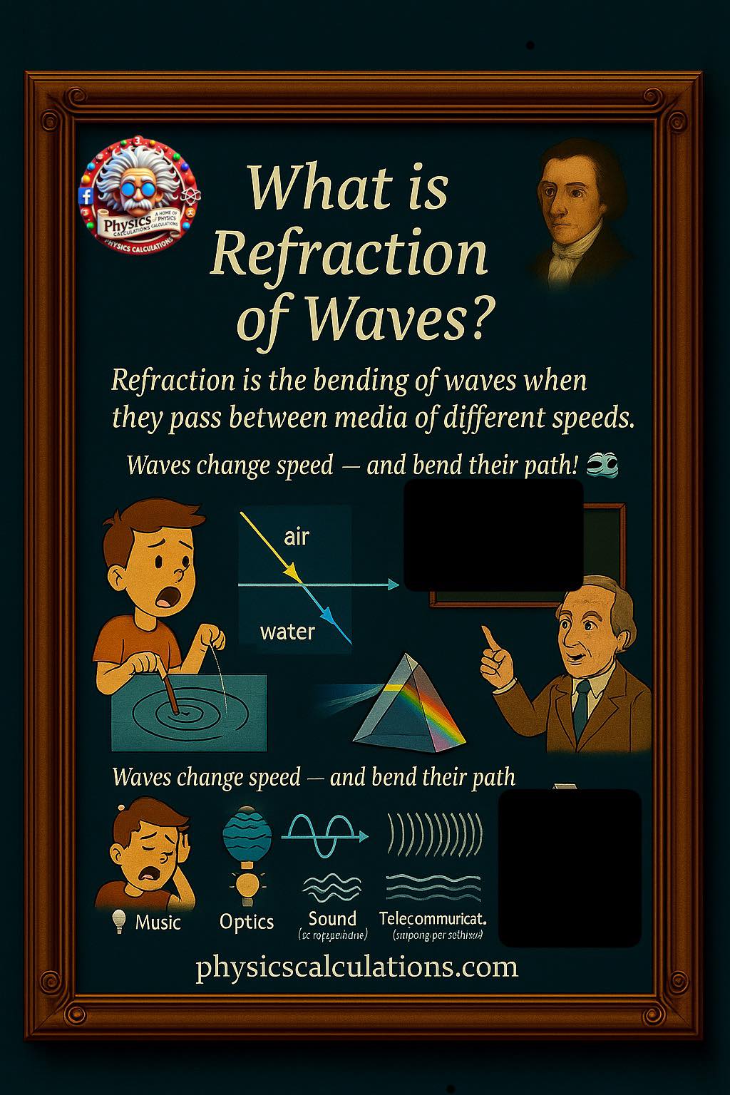 What is Refraction of Waves?... - Physicscalculations | Facebook