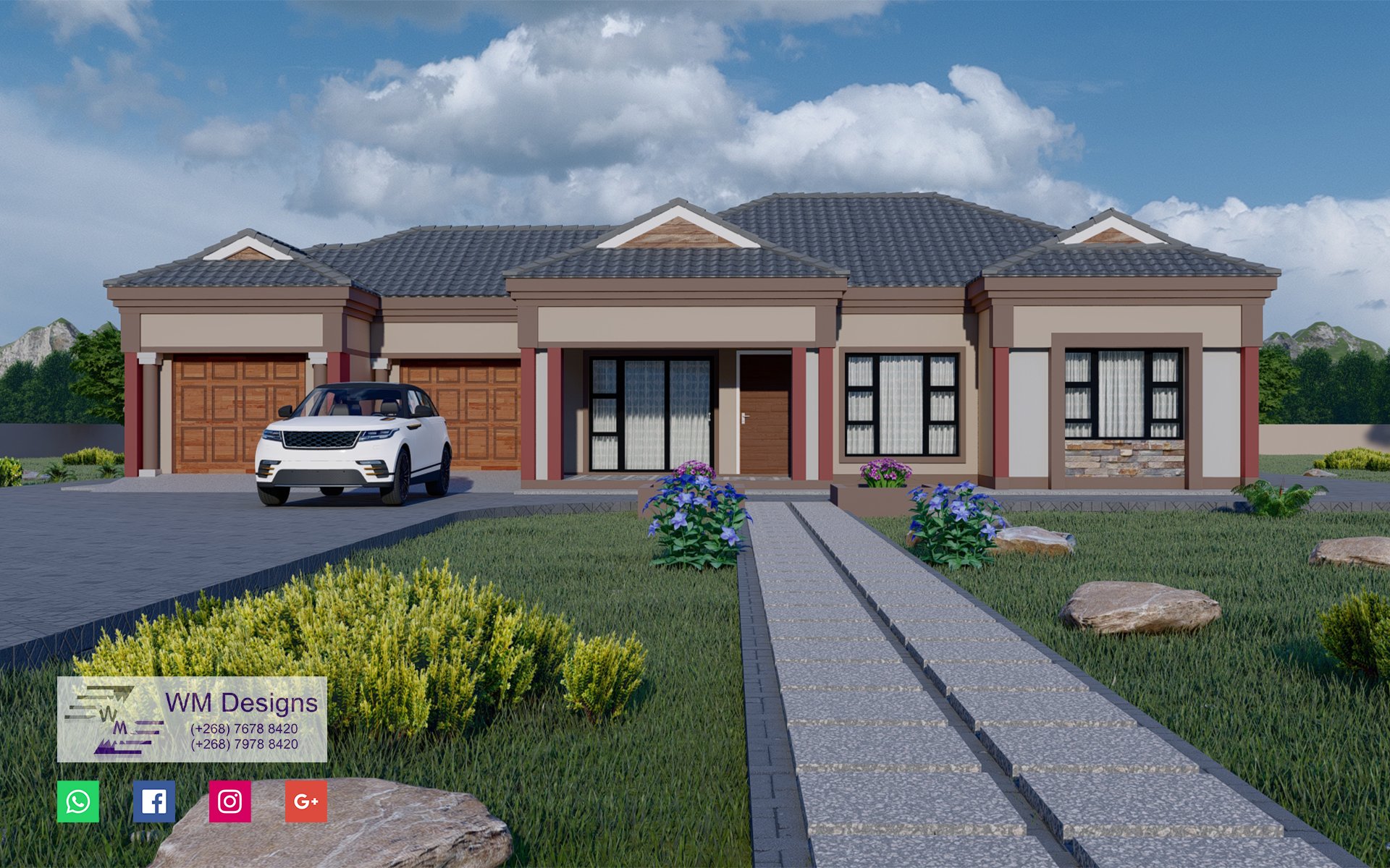 WM Designs - HDNO. 280621 | Three Bedroom House | Master... | Facebook