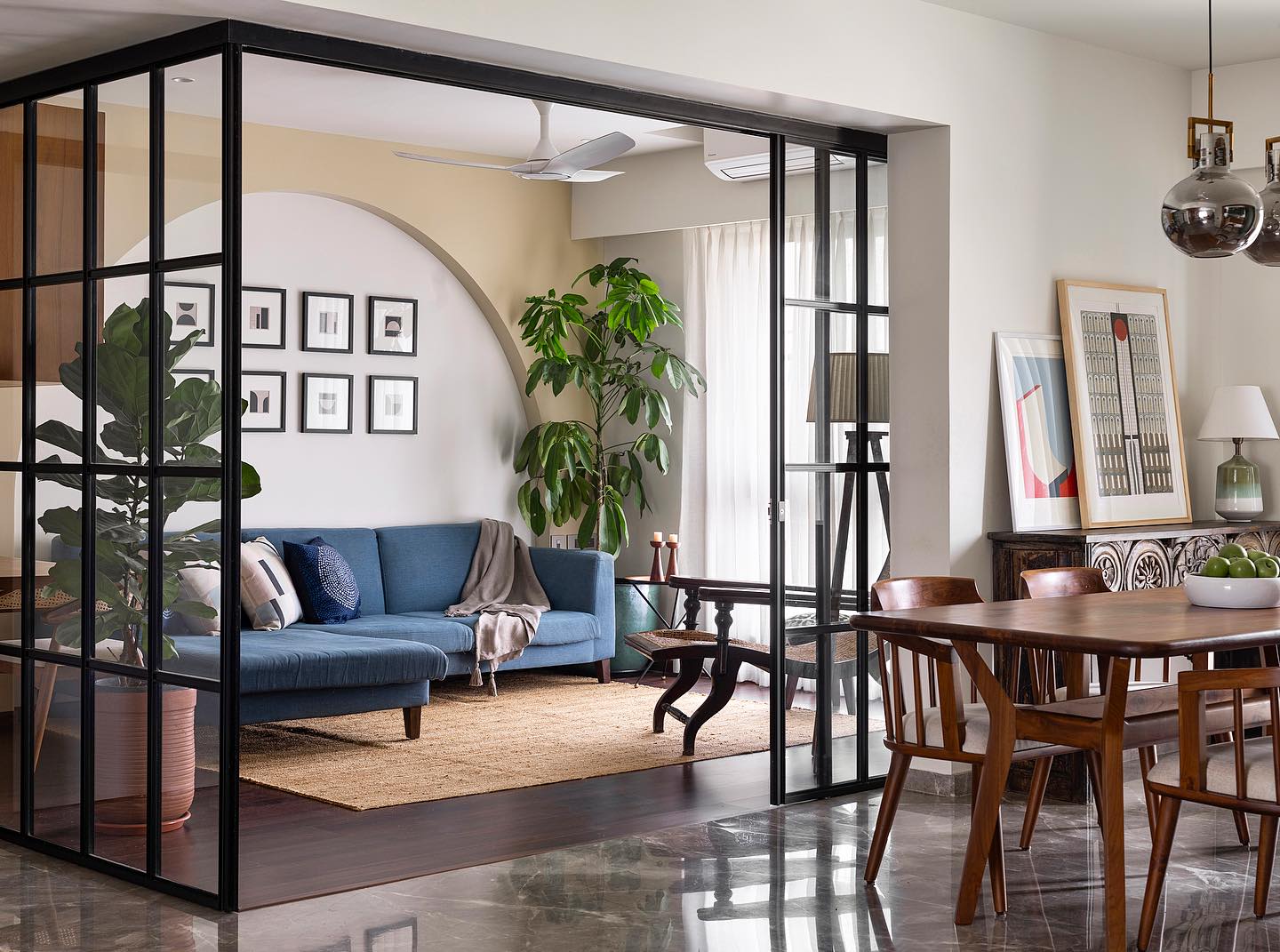 Studio Context - The lounge. Removing the walls gave us a...