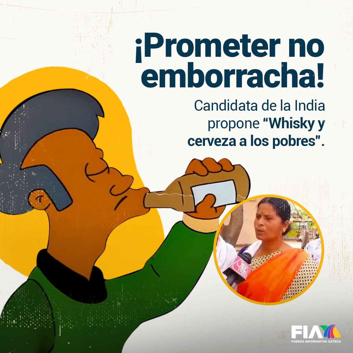 Azteca Noticias - #India | Candidata promete whisky y... | Facebook
