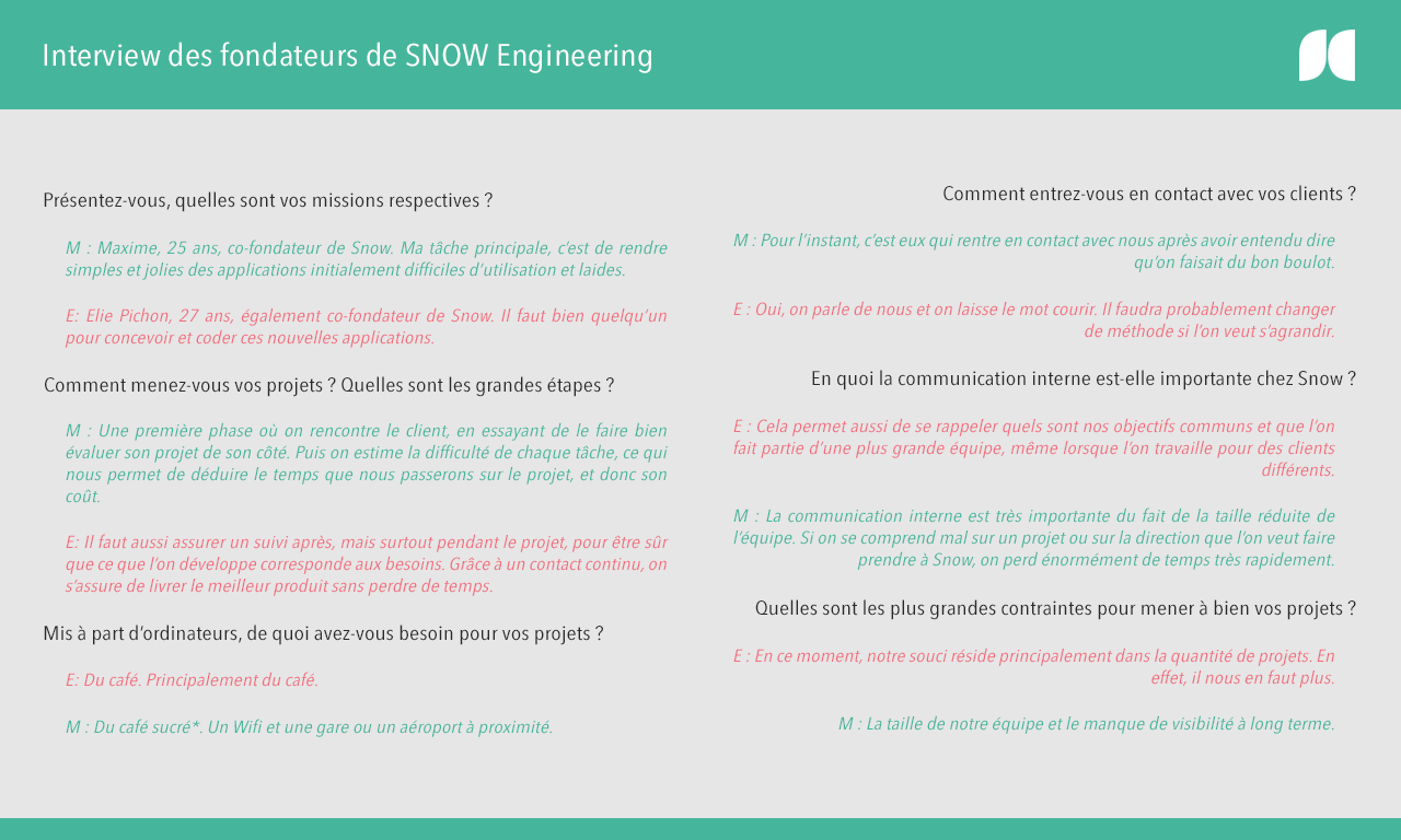 Snow Engineering