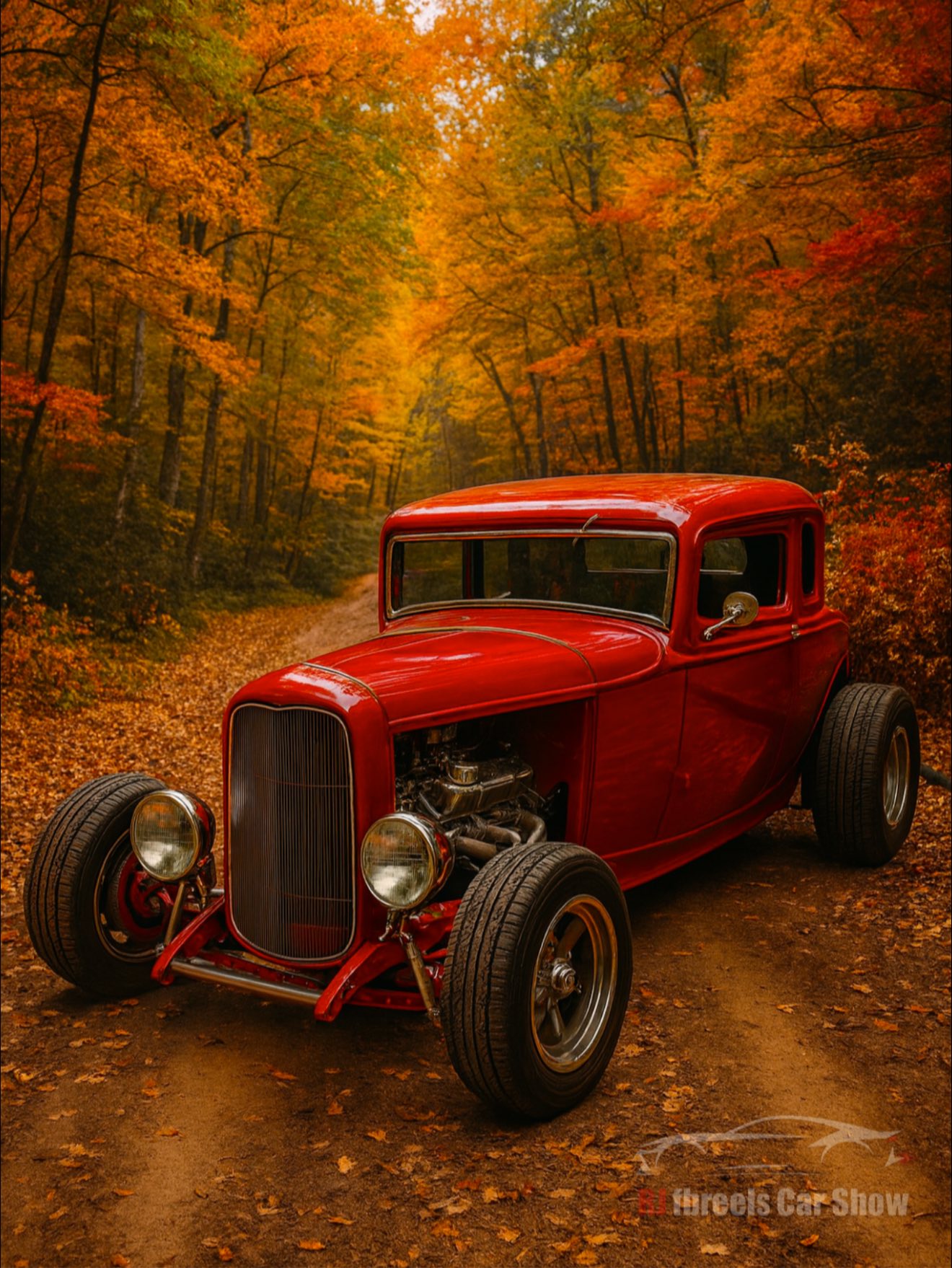 RJ - Autumn vibes meet hot rod legends 🍂🔥 This classic ’32 Ford Coupe ...