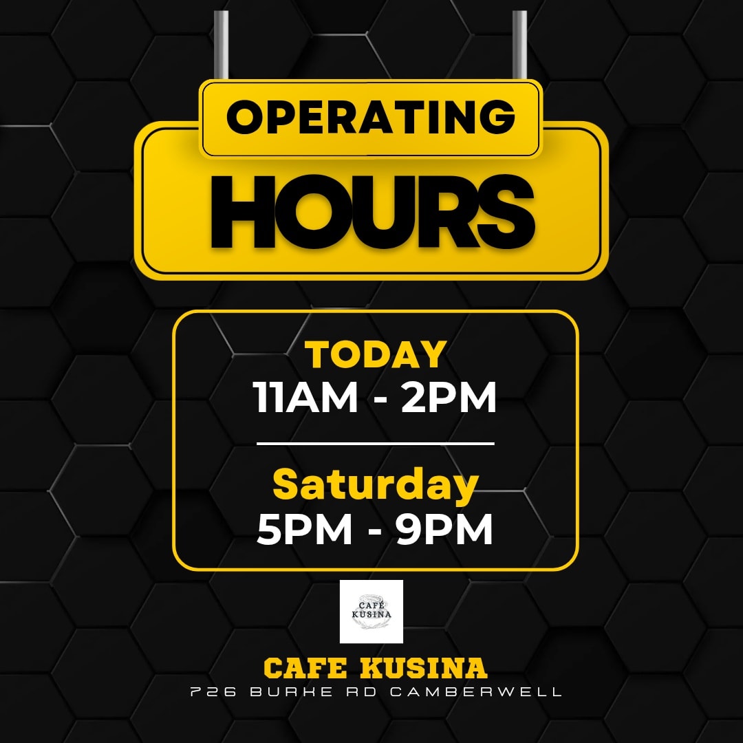 Cafe - 📣 Notice to the Public Please be advised that Cafe Kusina will ...
