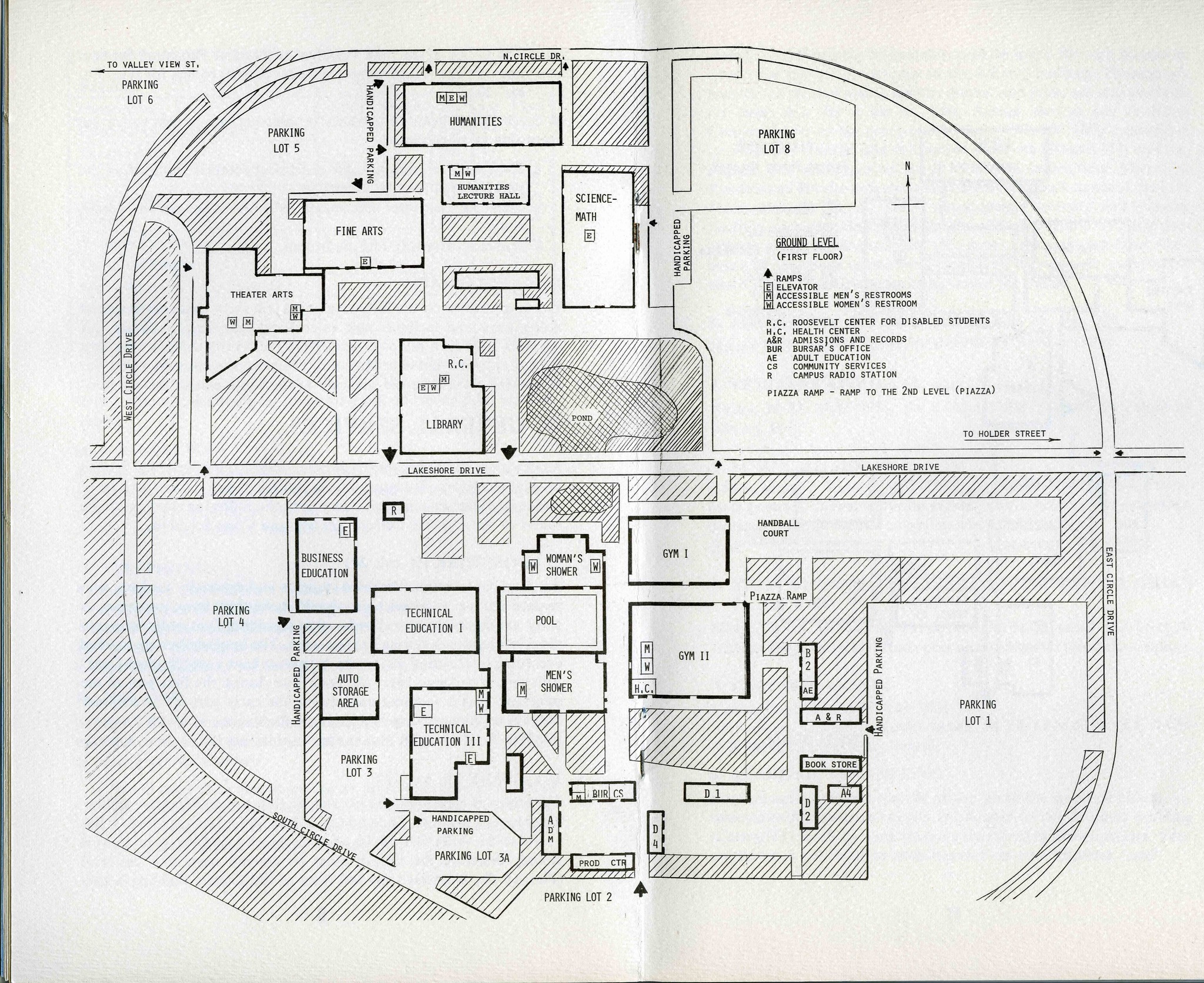 大学受験マップ 1990年版 レトロ Map of campus from 1990