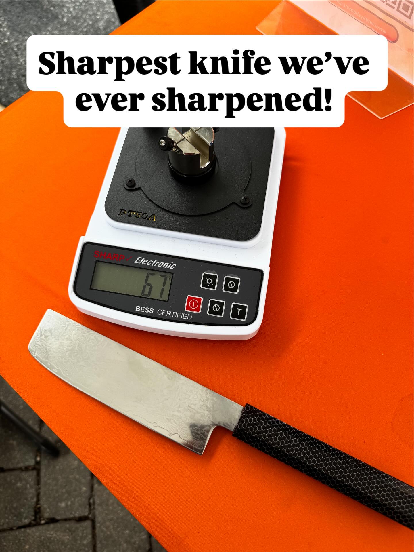 SimplySharp - Just tested my new edge, and it scored 67 on the BESS ...