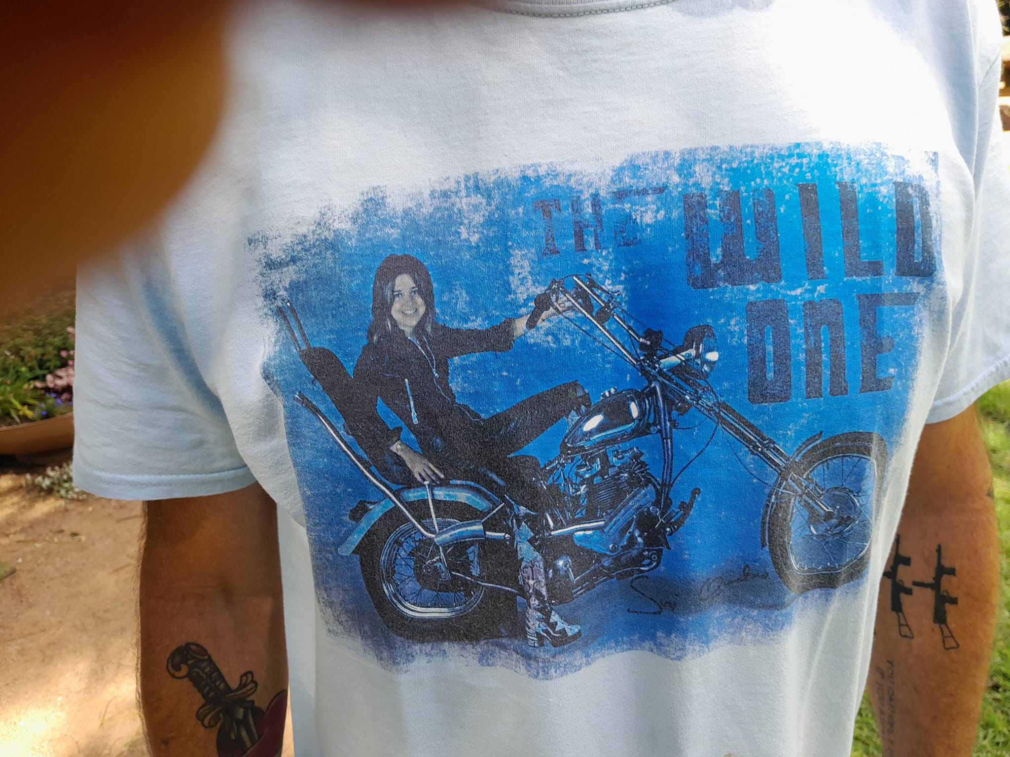 Thrift shop find: Suzi Q Triumph Chopper t-shirt