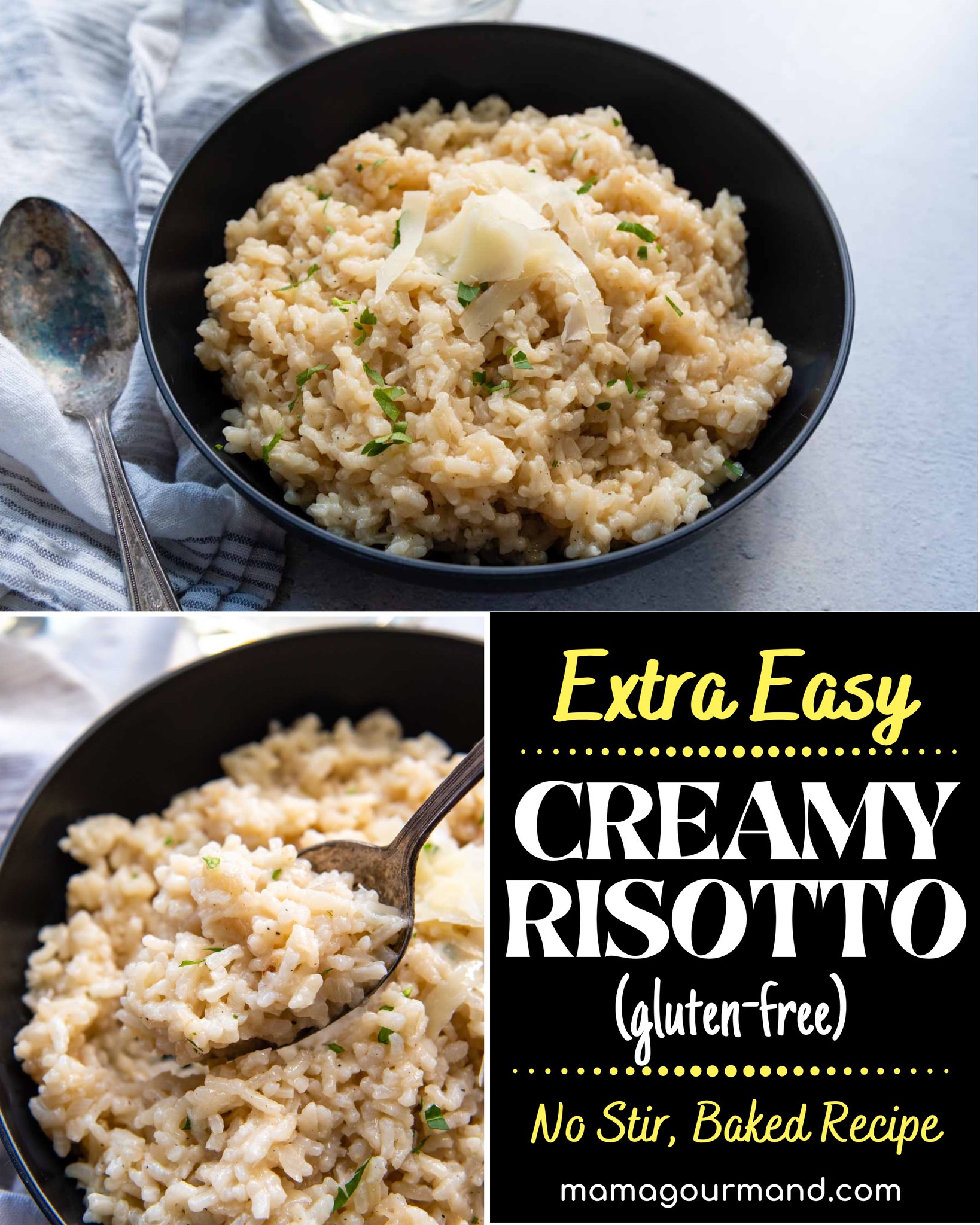 MamaGourmand - EASY NO STIR RISOTTO {newest} - Learn how to make the ...