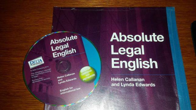 Absolute Legal English Book (English for International Law) By