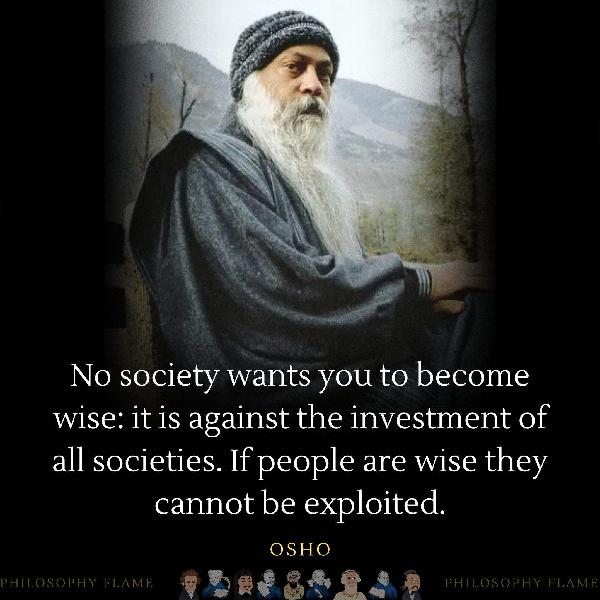 Osho on how wisdom threatens societal control