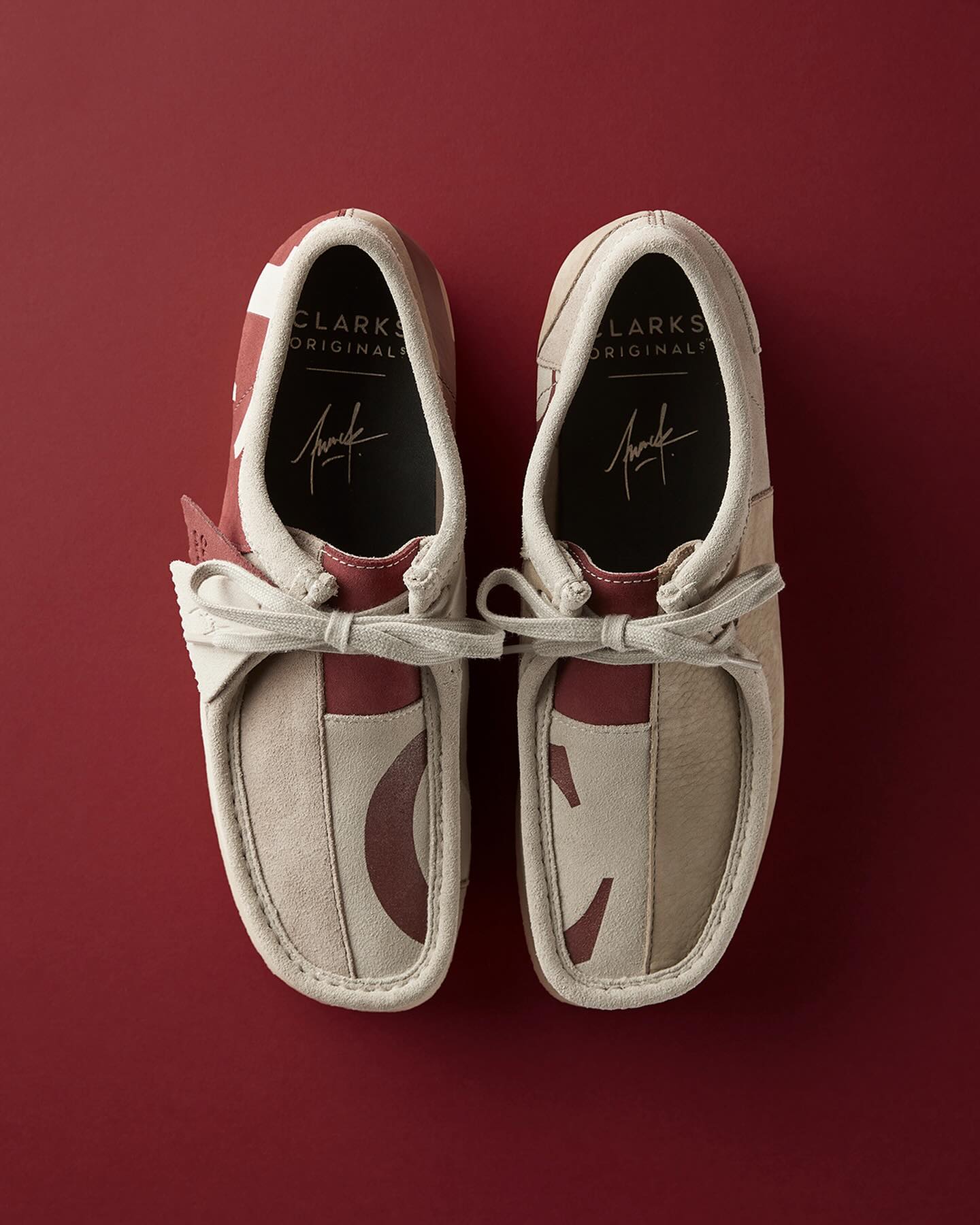 Clarks Originals x Inscire collaboration Wallabee shoes