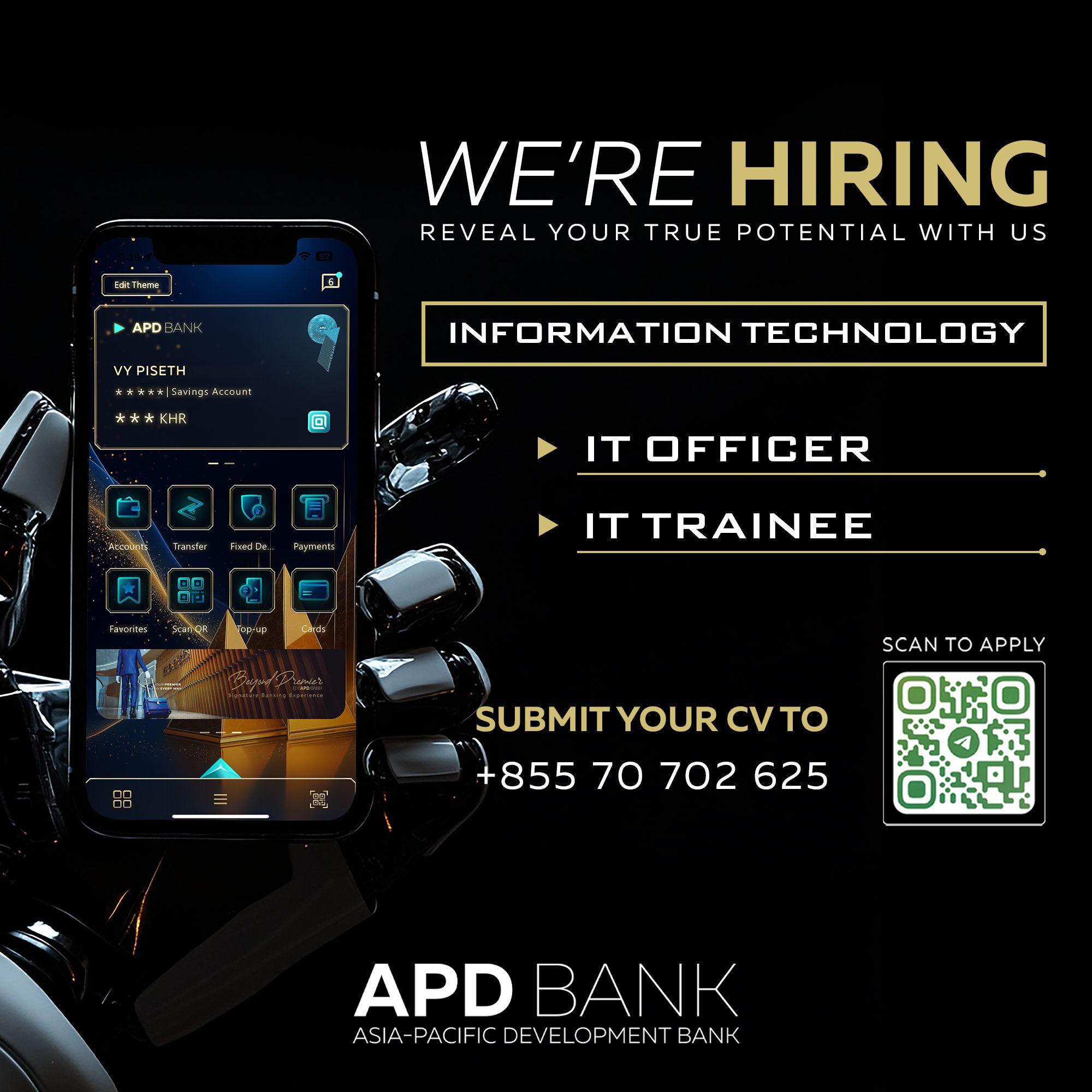 APD - Empower the Future with Technology. We’re hiring IT Officer and ...
