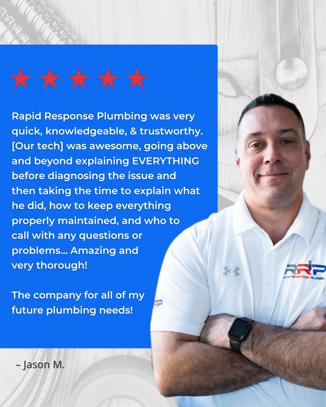 👏 Shoutout to Jason for the... - Rapid Response Plumbing | Facebook