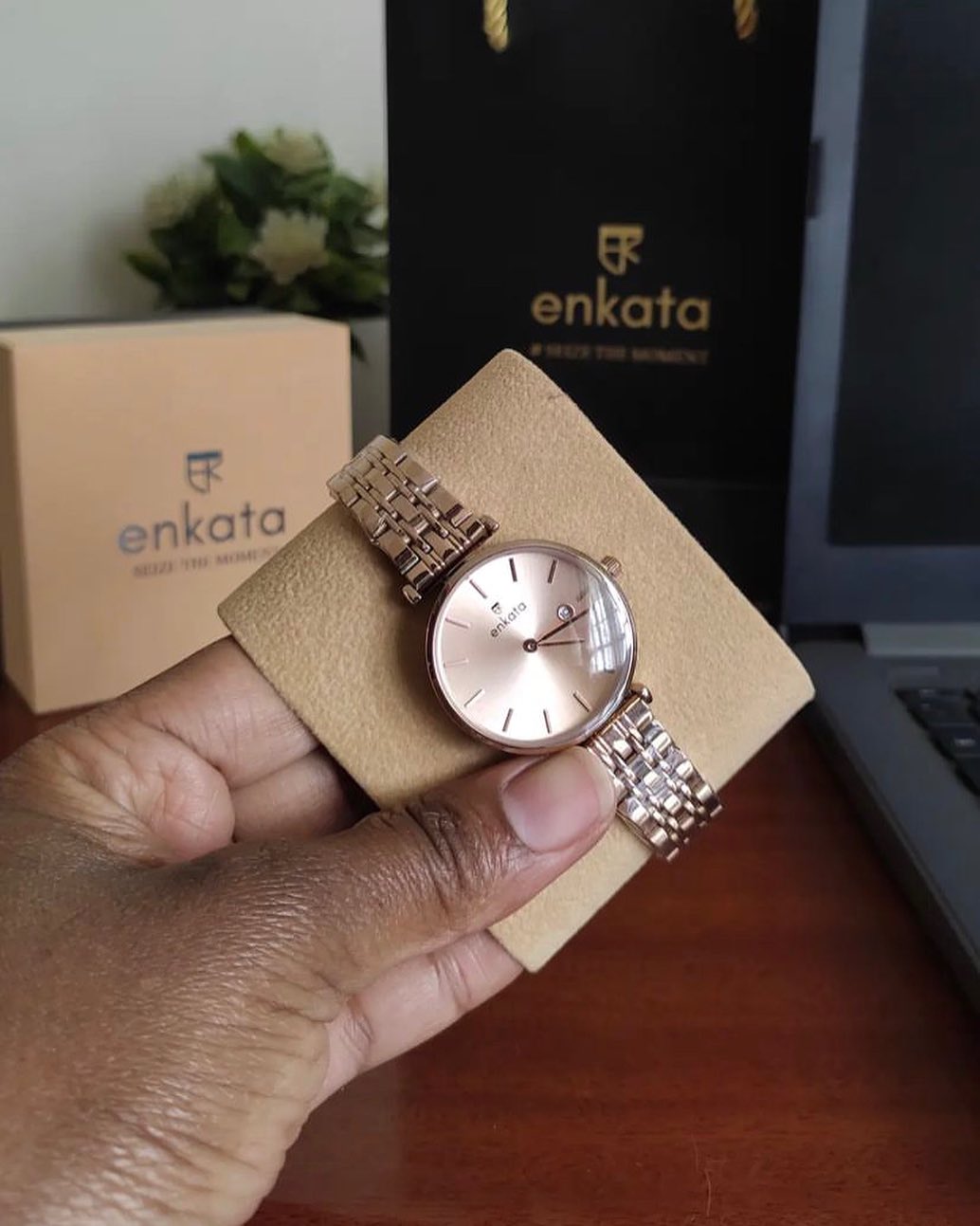 Enkata - A timepiece designed to make a statement. Step...