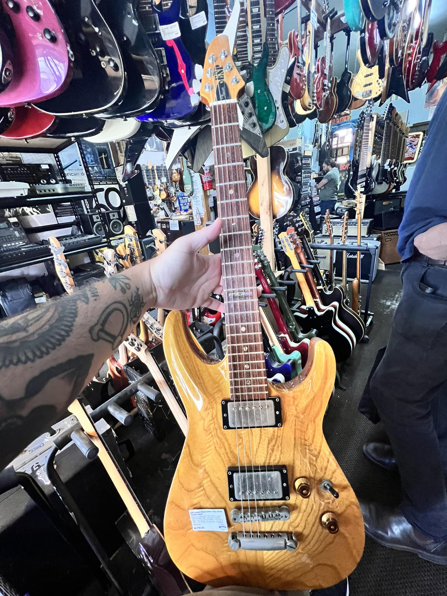 What Seymour Duncan pickups came with 1993 ESP USA Horizon Classic?