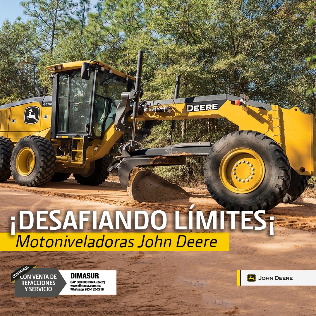 Dimasur - 🚧 ¡Desafiando límites con Motoniveladoras John...