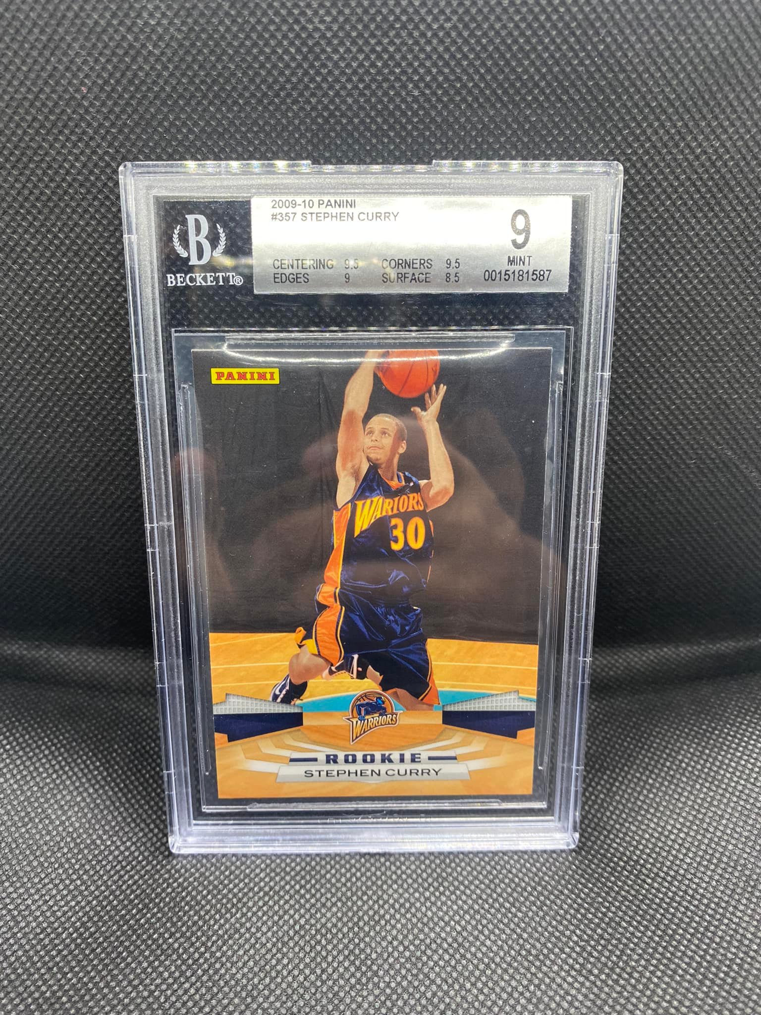 2009-10 Stephen Curry Panini Rookie Card #357 BGS 9 ?‍? Curry 