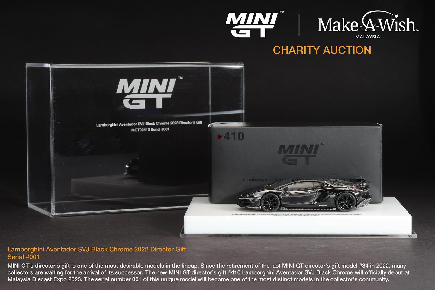 The MINI GT 1:64 Model Make-A-Wish charity car instantly stole the
