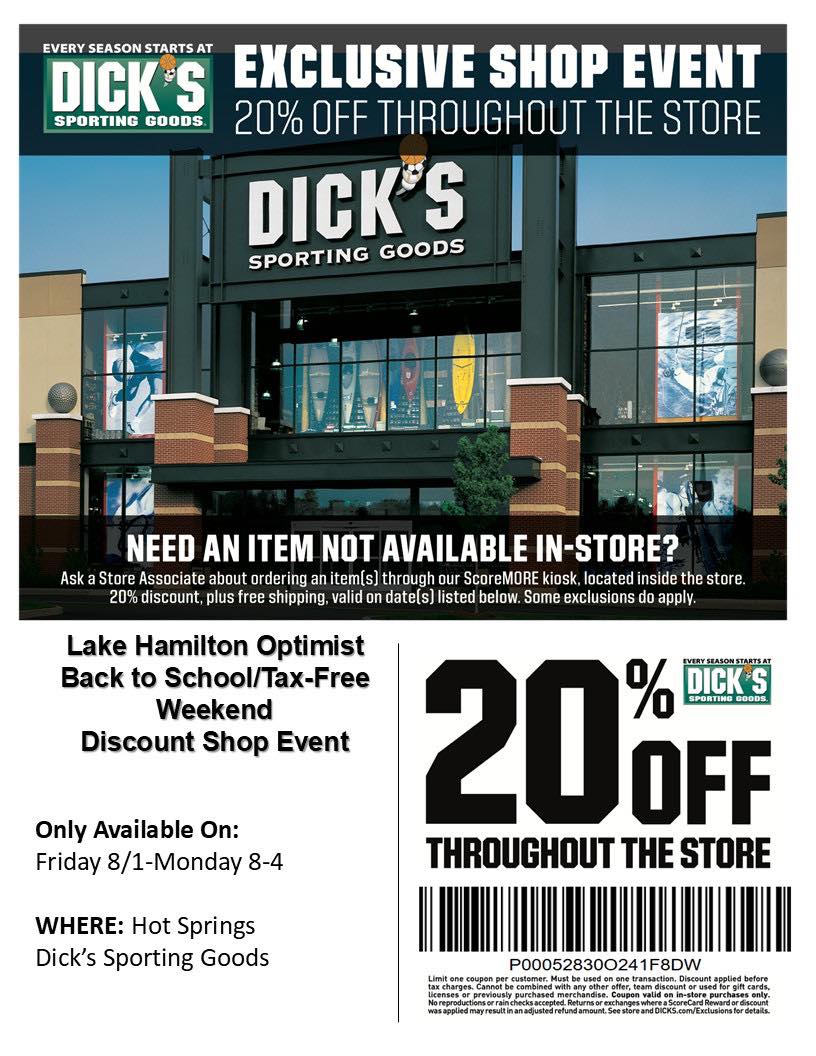 ️DISCOUNT COUPON ️ We’re... - Lake Hamilton Optimist Club | Facebook