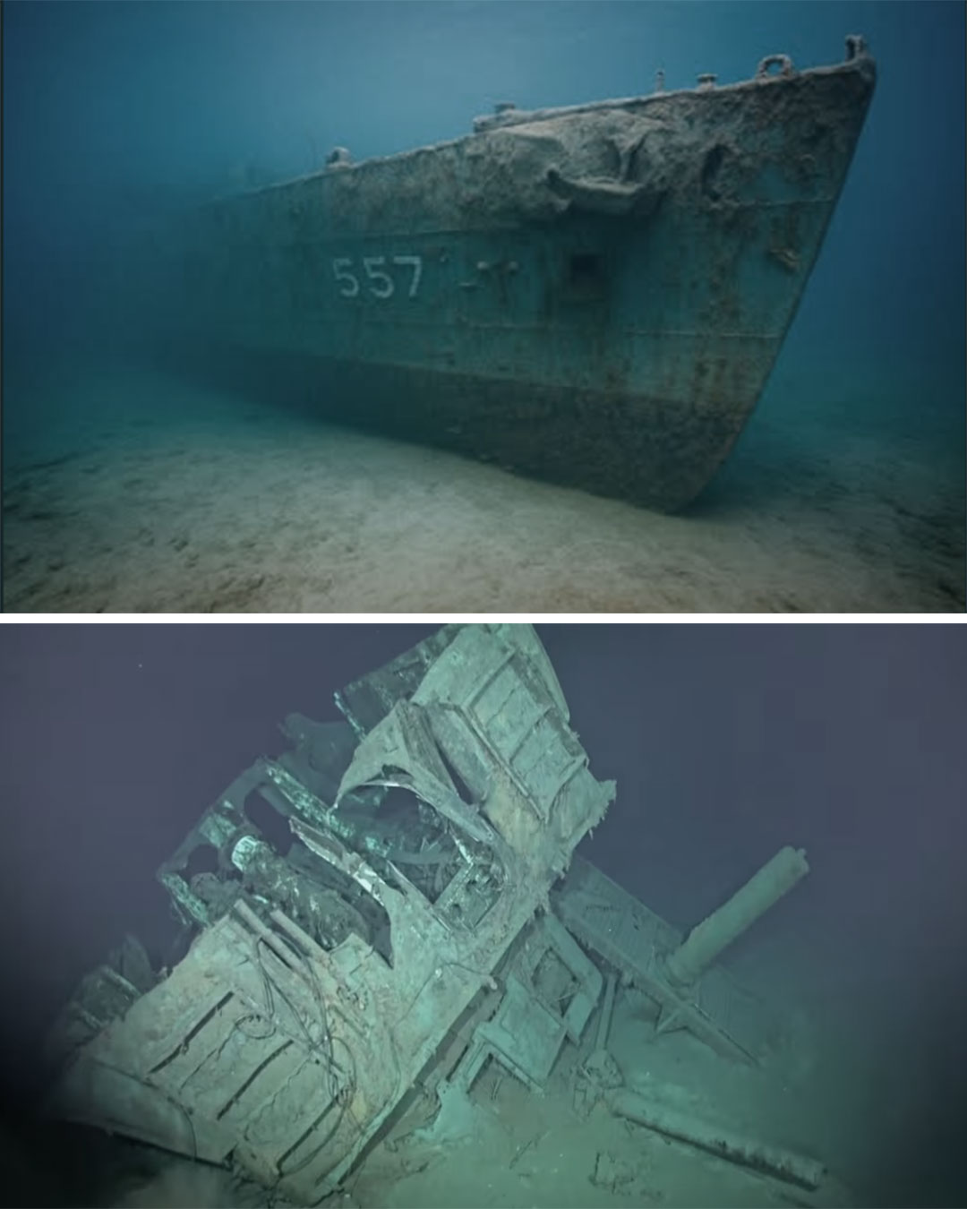Naval - The wreck of the USS Johnston (DD-557) was found resting on the ...
