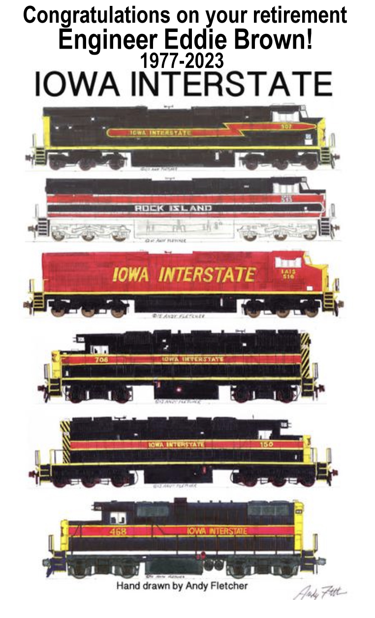 Andy - It was great to see a wonderful post from Iowa Interstate ...