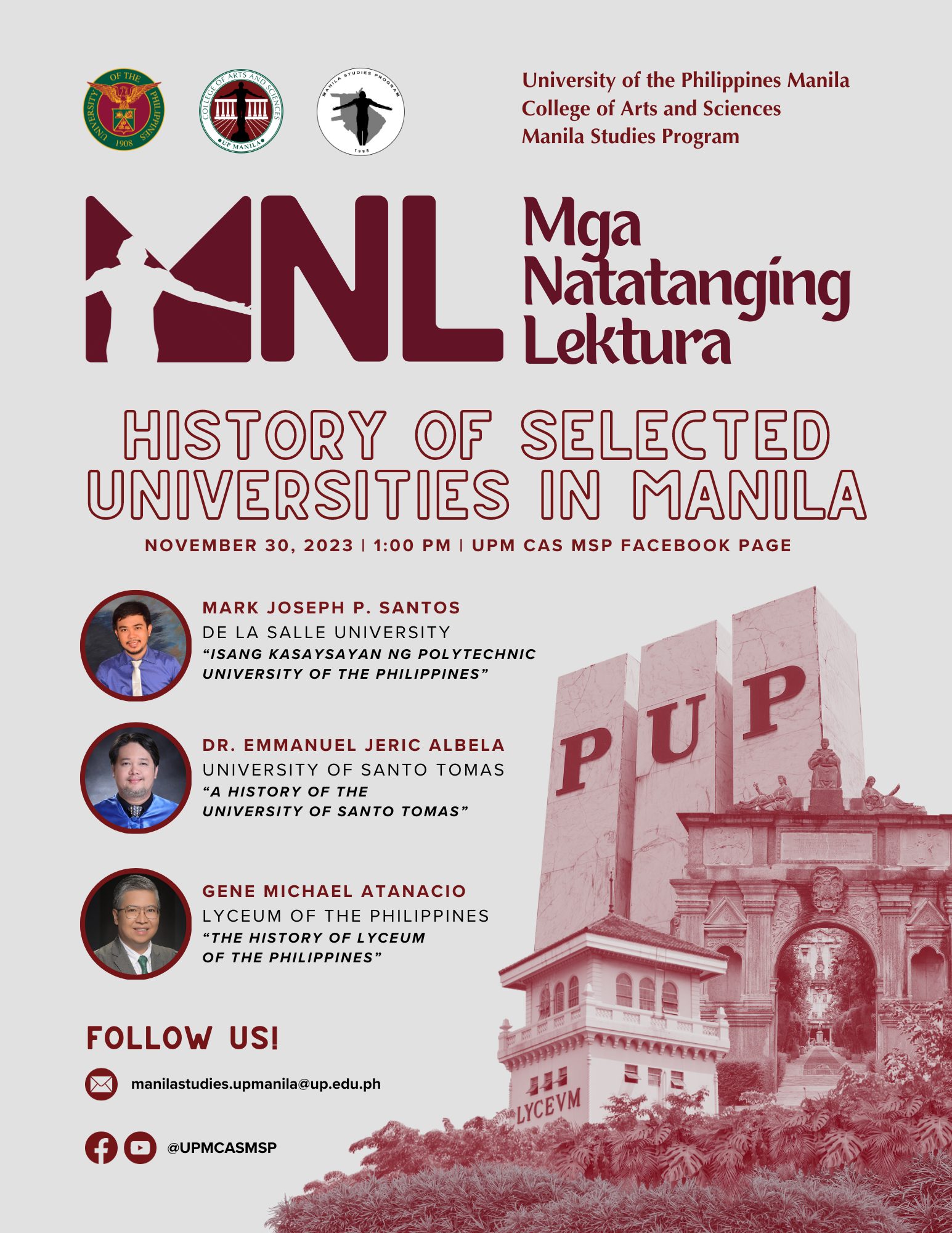 The UPM CAS Manila... - University of the Philippines Manila | Facebook