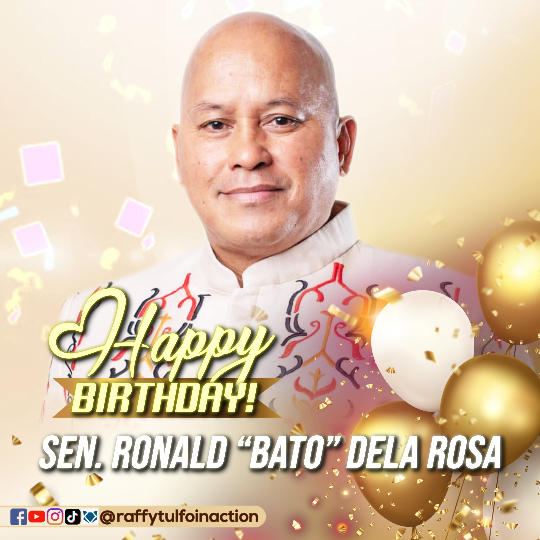 Happy Birthday Senator Ronald... - Raffy Tulfo in Action | Facebook