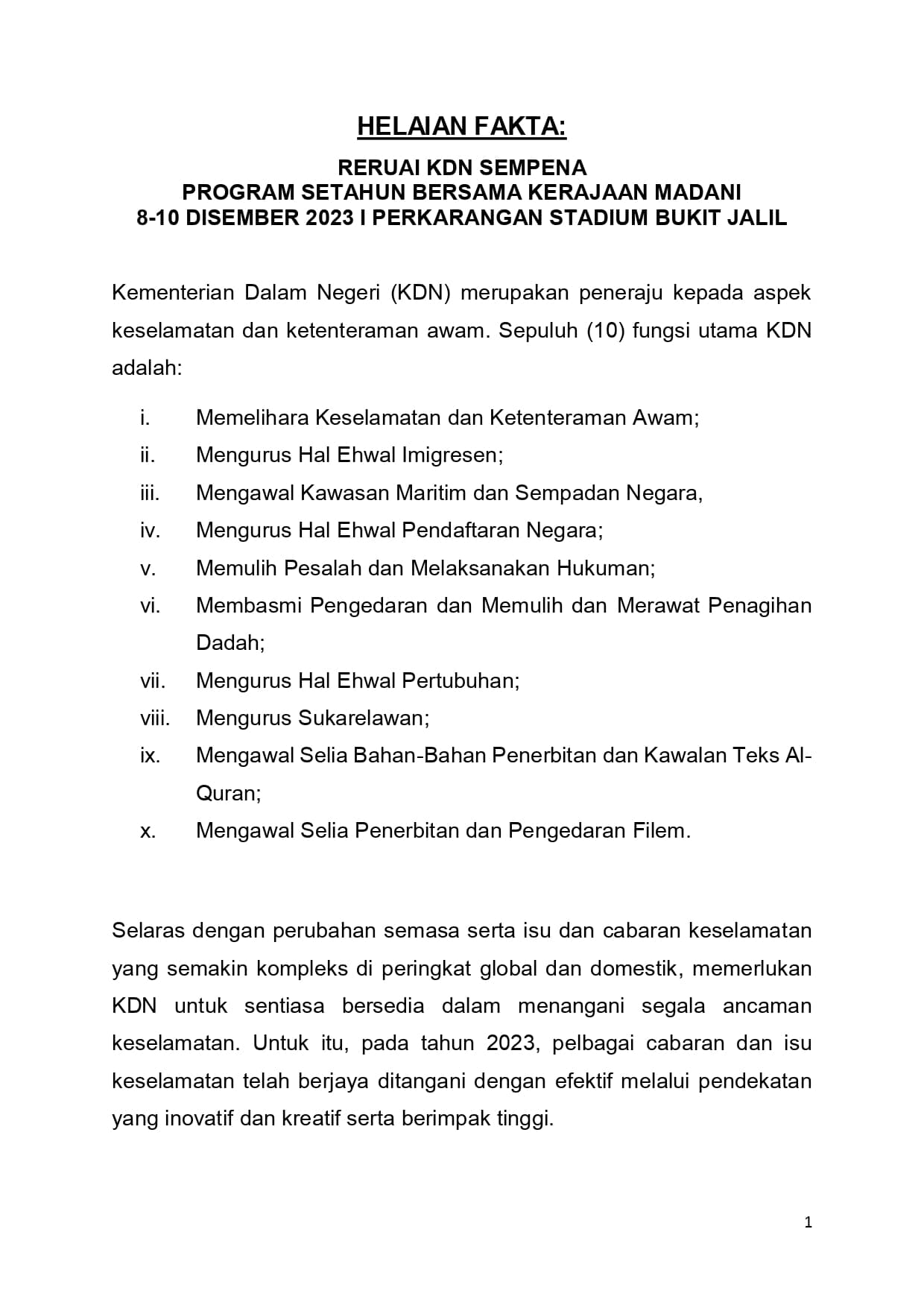 RERUAI KDN SEMPENA... - Kementerian Dalam Negeri (KDN)