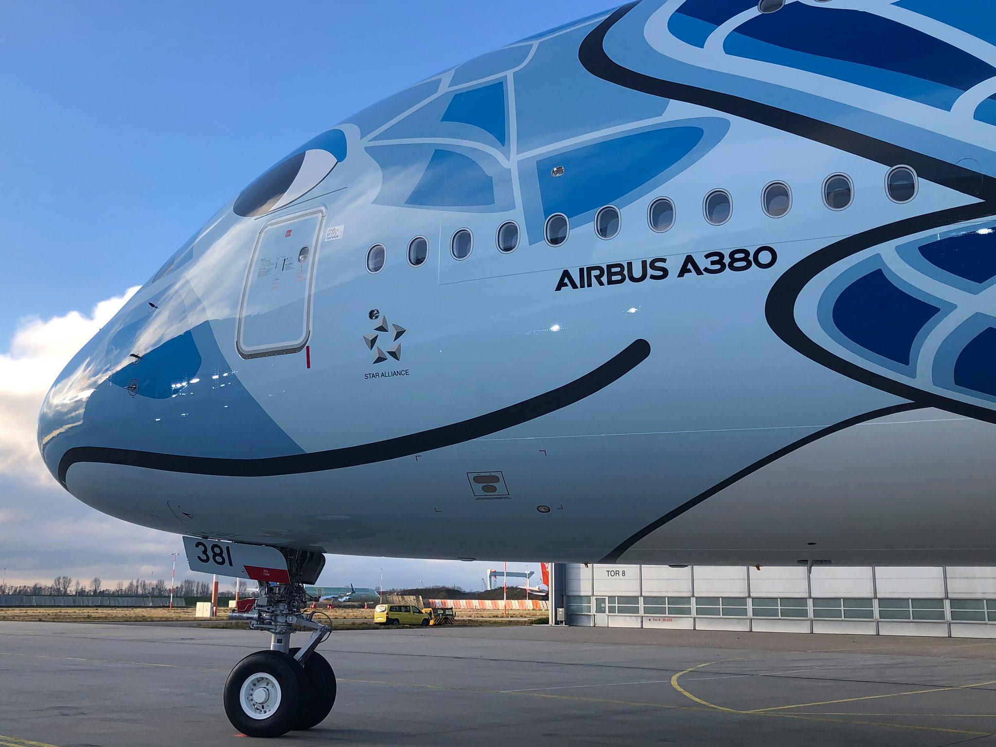 ANA' A380, the wold's latest passenger aircraft. ✈️Airbus A380