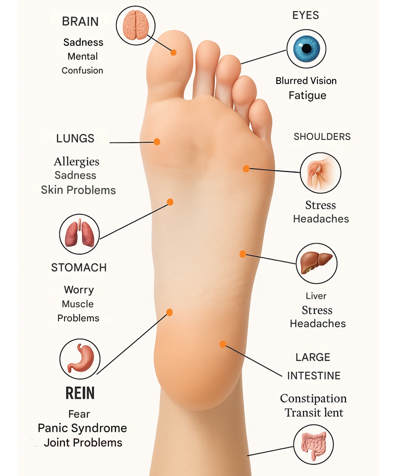 GreenThumb - Foot Reflexology: Key Points to Know Foot reflexology ...