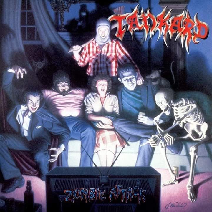 TANKARD Zombie Attack July 1986 🔥🔥🔥🔥🔥 Recorded in June 1986
