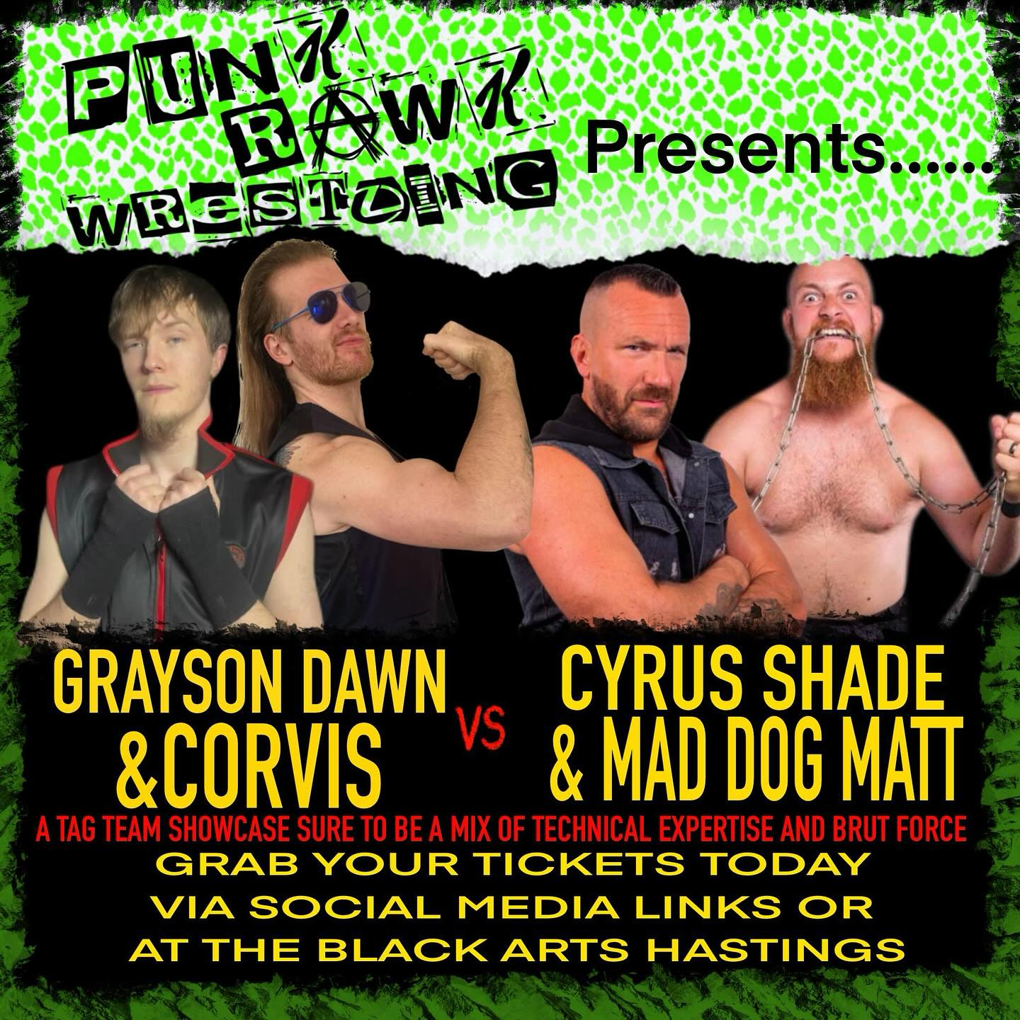 Punkrawkwrestling - Violence & Experience meet Skill & Youth in Punk ...