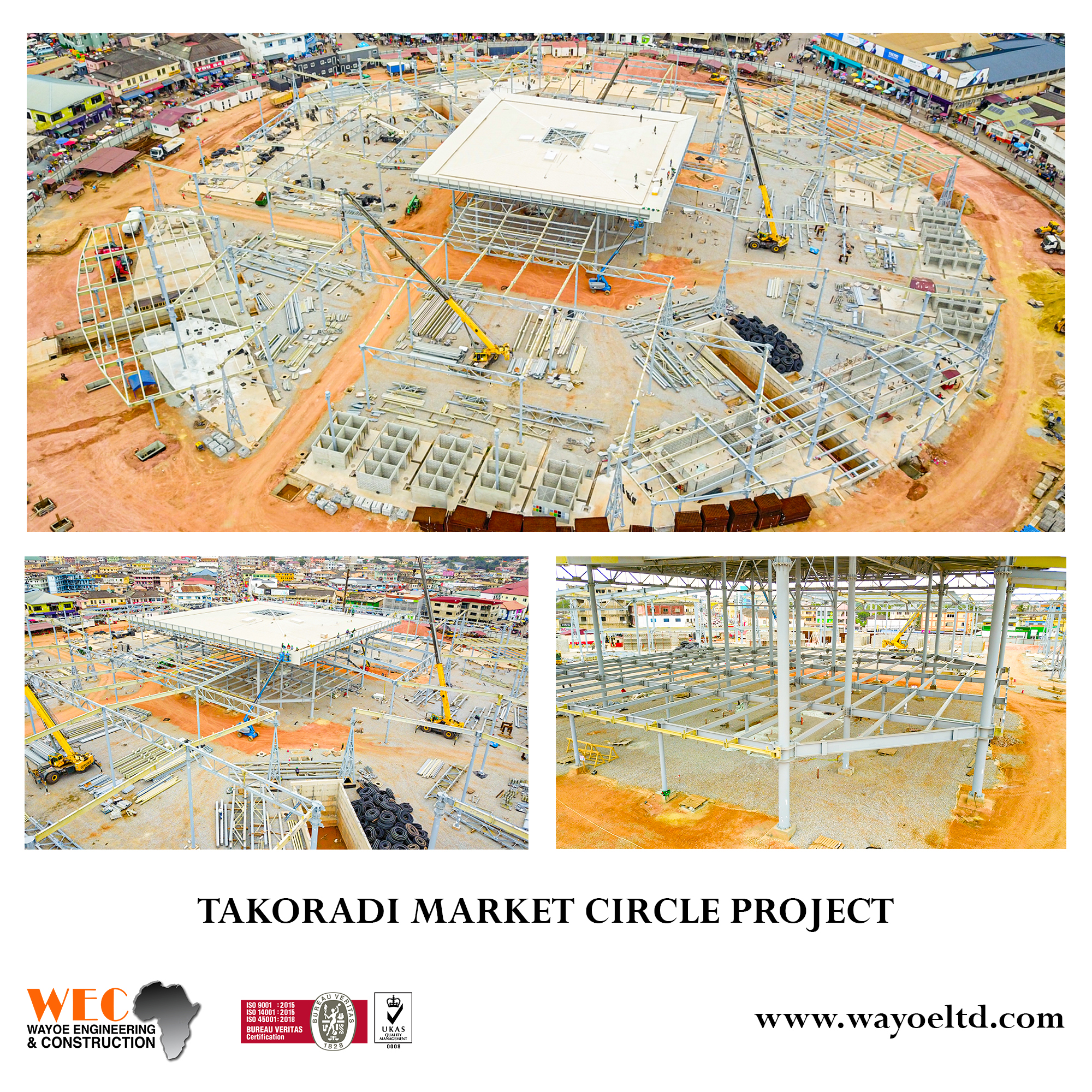 Wayoe - The team at Contracta Costruzioni Italia’s Takoradi Market ...