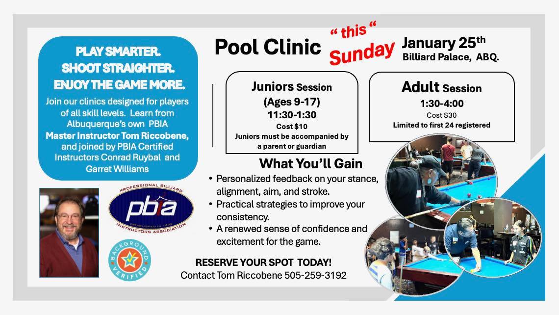 Duke City Billiards Tournaments & BCA Pool League | Albuquerque NM