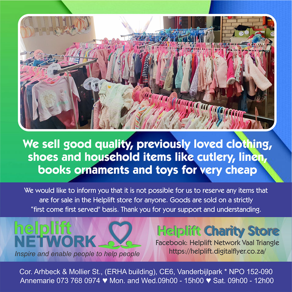 Visit Helplift Charity... - Helplift Network Vaal Triangle