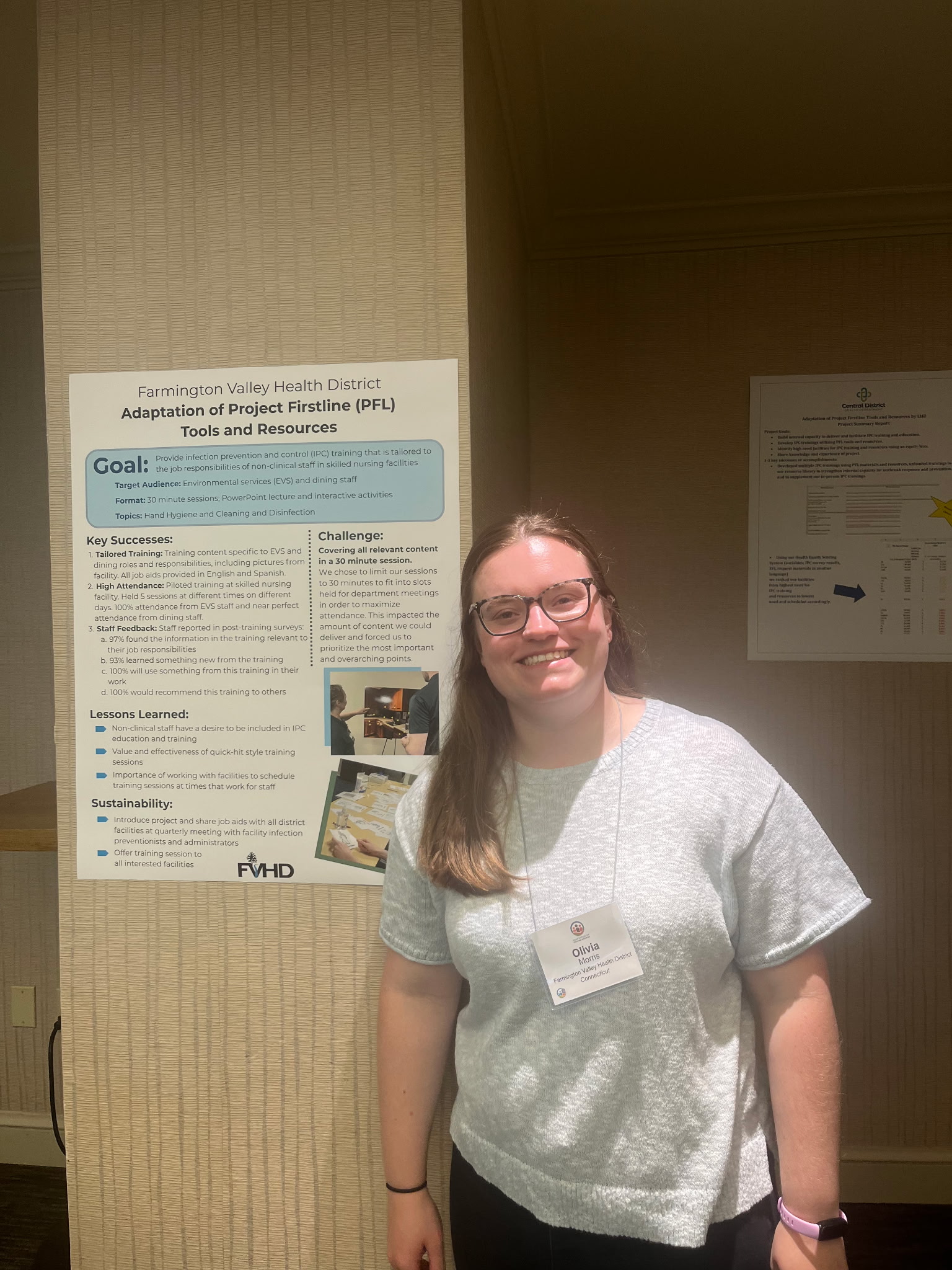 Farmington - Olivia, FVHD's epidemiologist, recently went to Washington ...