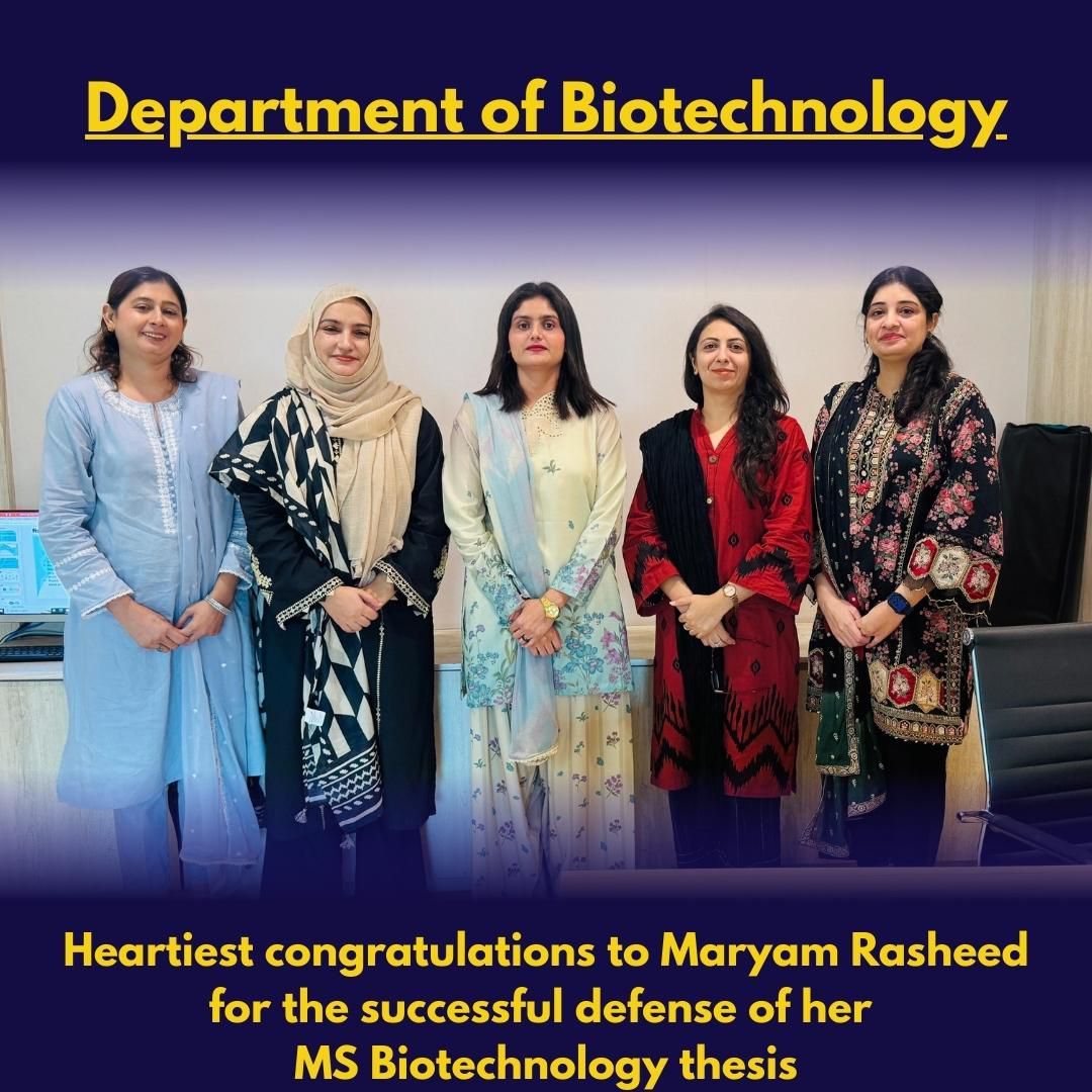 Department - We're thrilled to announce that Maryam Rasheed has ...